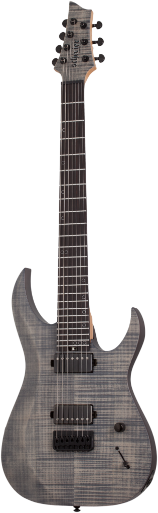 SCHECTER E-Gitarre, Sunset-7 Extreme, Grey Ghost