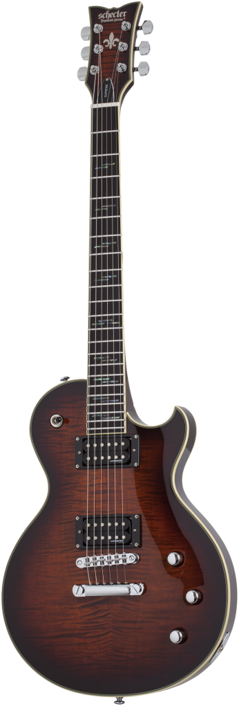 SCHECTER E-Gitarre, Solo-II Supreme, Cats Eye Black Burst