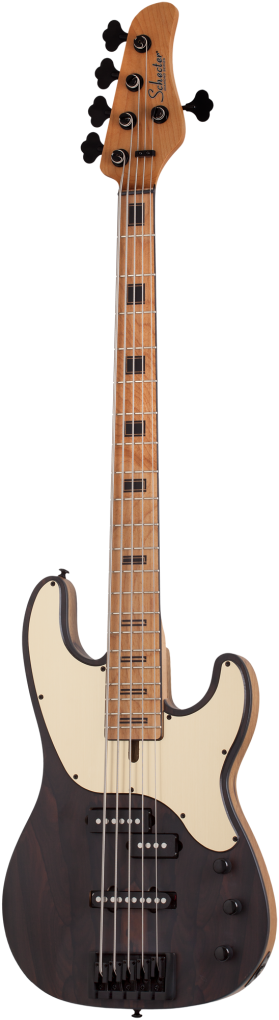 SCHECTER Bassgitarre, Model-T 5 Exotic, Ziricote