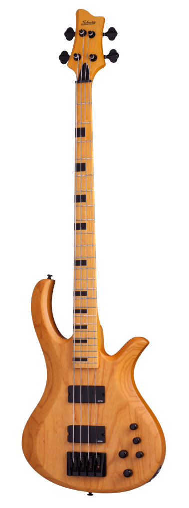 SCHECTER Bassgitarre, Riot Session-4, Aged Natural Satin