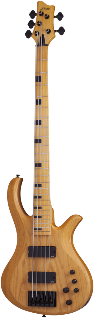 SCHECTER Bassgitarre, Riot Session-5, Aged Natural Satin