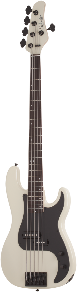 SCHECTER Bassgitarre, P-5, Ivory