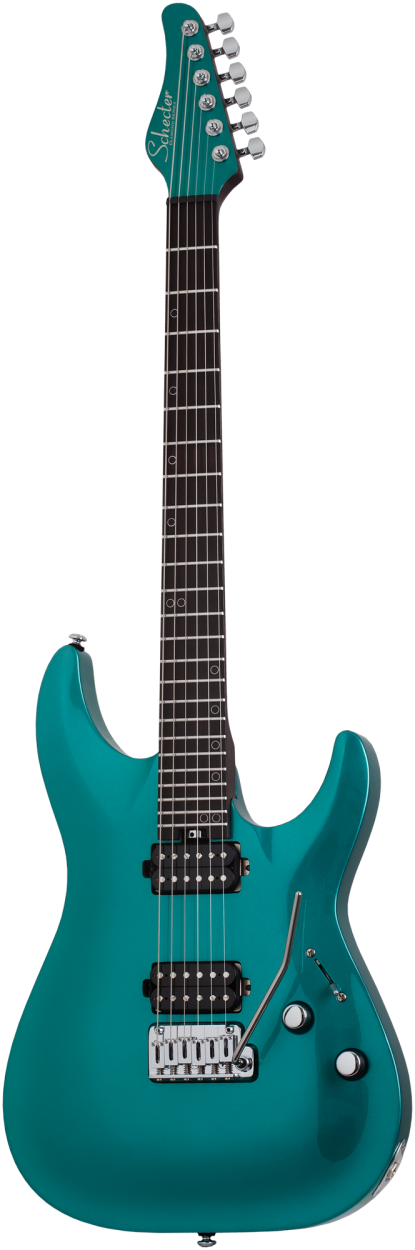 SCHECTER E-Gitarre, Signature Aaron Marshall AM-6 Tremolo, Arctic Jade