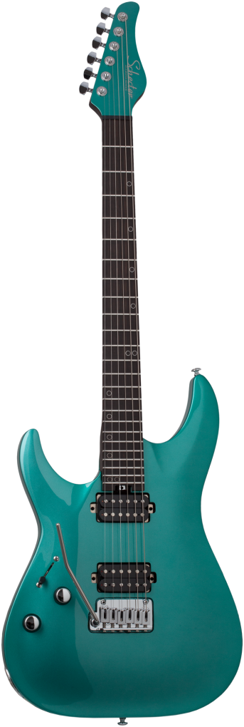 SCHECTER E-Gitarre, Signature Aaron Marshall AM-6 Trem, Arctic Jade, L