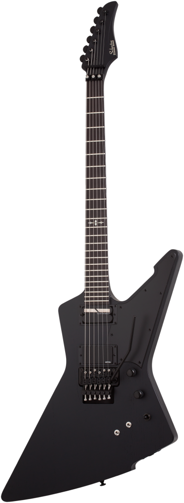 SCHECTER E-Gitarre, Signature Jake Pitts E-1 FR S, Satin Black Open Po