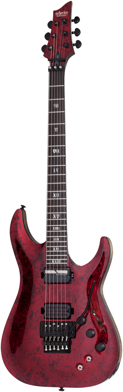 SCHECTER E-Gitarre, Apocalypse C-1 FR S, Red Reign