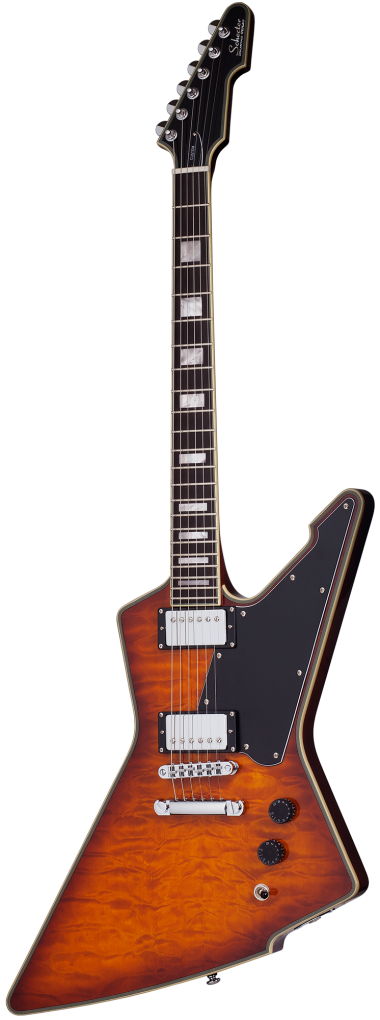 SCHECTER E-Gitarre, E-1 Custom, Vintage Sunburst