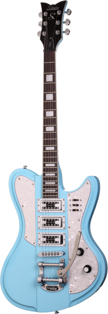 SCHECTER E-Gitarre, Ultra-III, Vintage Blue
