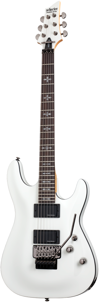 SCHECTER E-Gitarre, Demon 6 FR, Vintage White