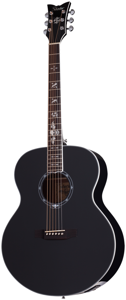 SCHECTER Westerngitarre, Synyster Gates 'SYN J' Acoustic, Gloss Black