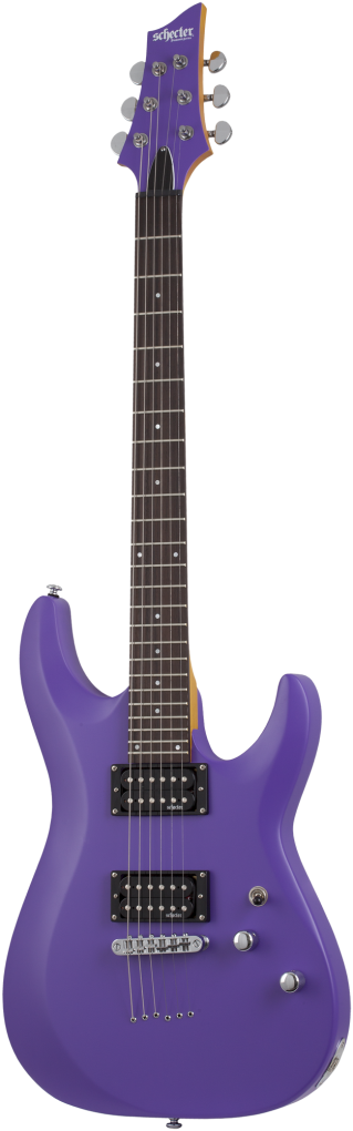 SCHECTER E-Gitarre, C-6 Deluxe, Satin Purple