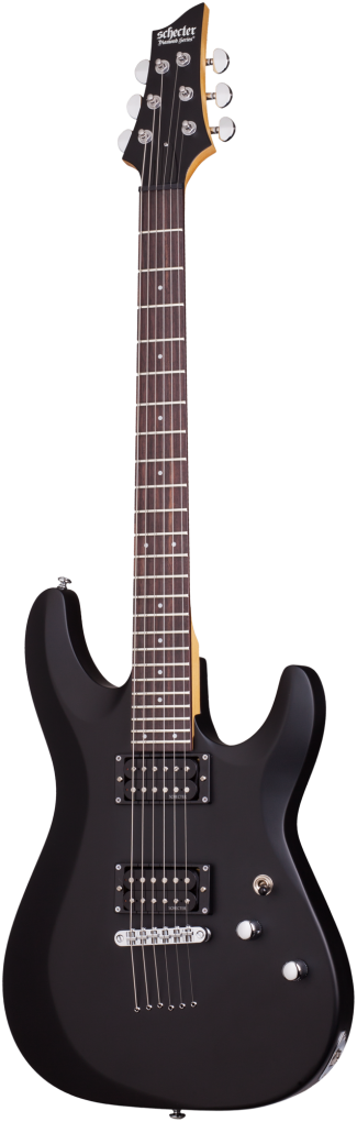 SCHECTER E-Gitarre, C-6 Deluxe, Satin Black