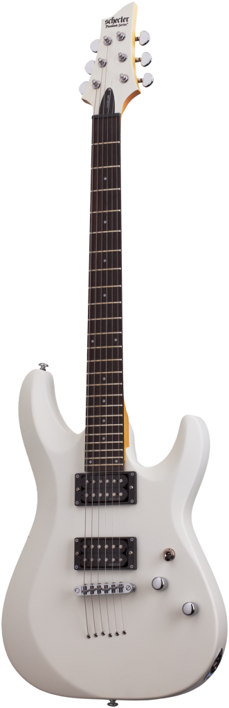 SCHECTER E-Gitarre, C-6 Deluxe, Satin White