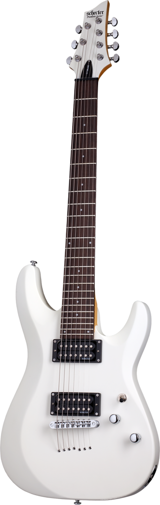 SCHECTER E-Gitarre, C-7 Deluxe, Satin White