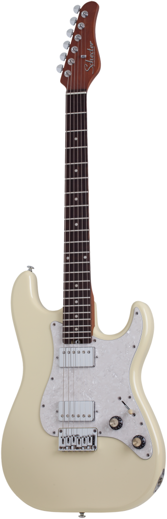 SCHECTER E-Gitarre, Jack Fowler Traditional HT, Ivory