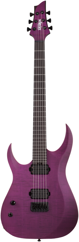 SCHECTER E-Gitarre, Signature, John Browne TAO-6, Satin Trans Purple,