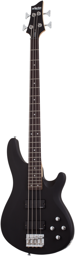 SCHECTER Bassgitarre, C-4 Deluxe, Satin Black