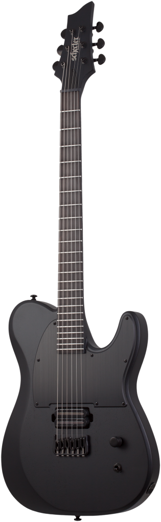 SCHECTER E-Gitarre, PT Black Ops, Satin Black Open Pore