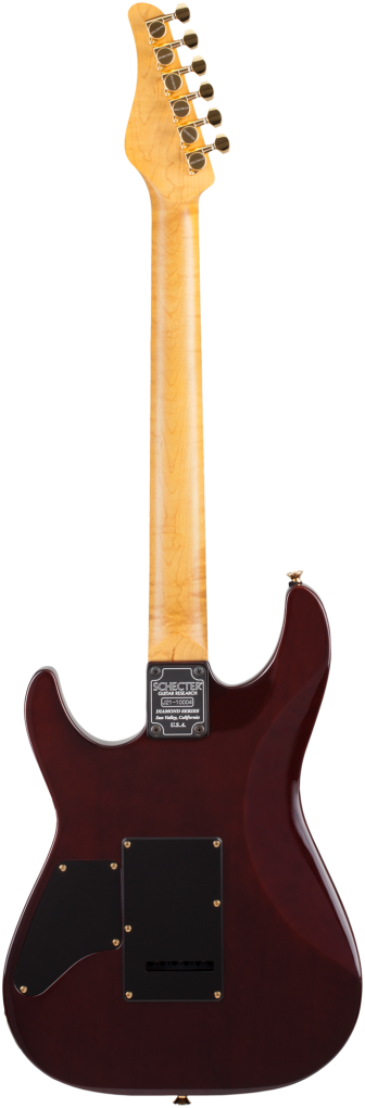 SCHECTER E-Gitarre, California Classic, Trans Amber