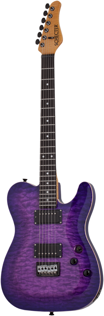 SCHECTER E-Gitarre, PT Classic, Purple Burst