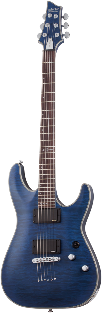 SCHECTER E-Gitarre, C-1 Platinum, See-Thru Blue