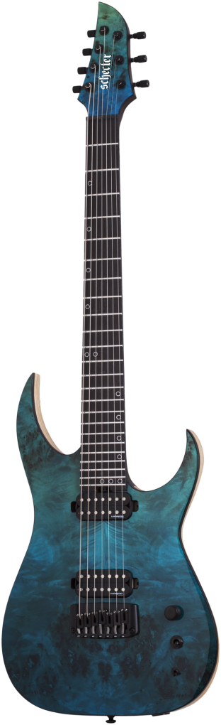 SCHECTER E-Gitarre, Signature Keith Merrow KM-7 MKIII Artist, Lagoon F