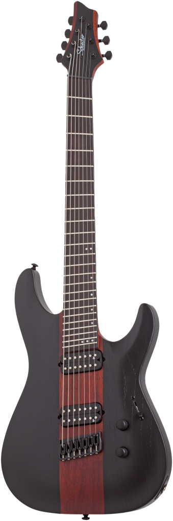 SCHECTER E-Gitarre, Signature, C-7 Rob Scallon, Dark Roast