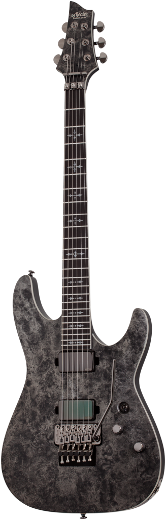 SCHECTER E-Gitarre, Signature, Ernie C C-1, Satin Black Reign