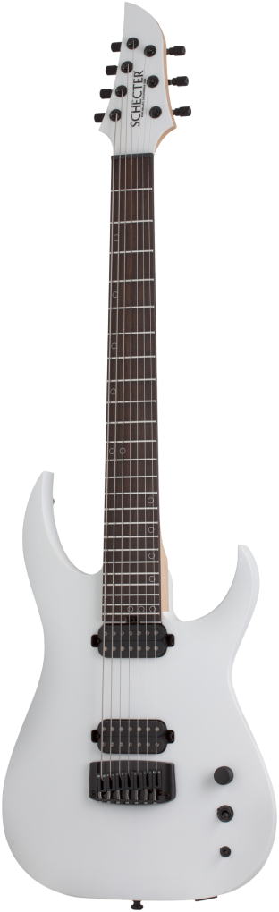 SCHECTER E-Gitarre, USA Custom Merrow KM-7 MKIII Stage, Snowblind Whit