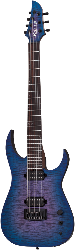 SCHECTER E-Gitarre, USA Custom Merrow KM-7 MKIII Pro, Blue Crimson