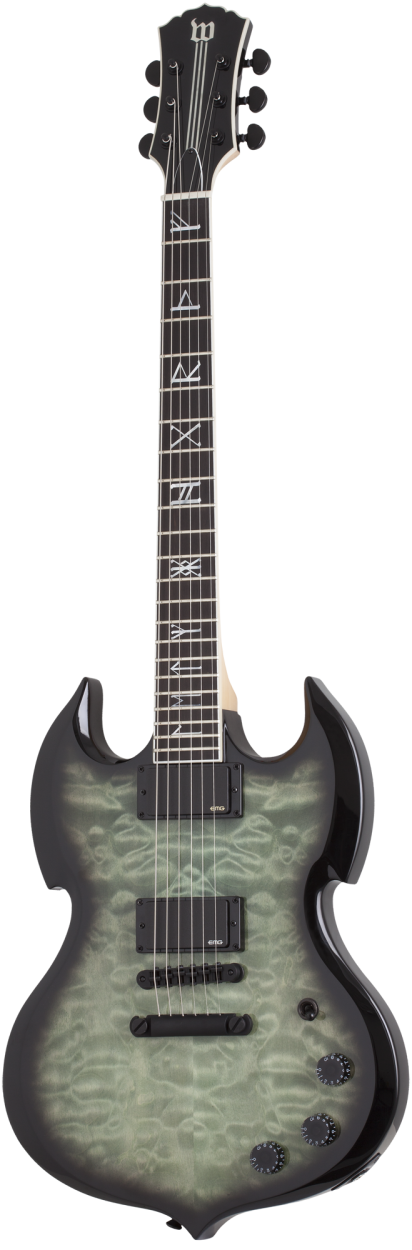 SCHECTER E-Gitarre, Wylde Audio, Barbarian, Nordic Ice