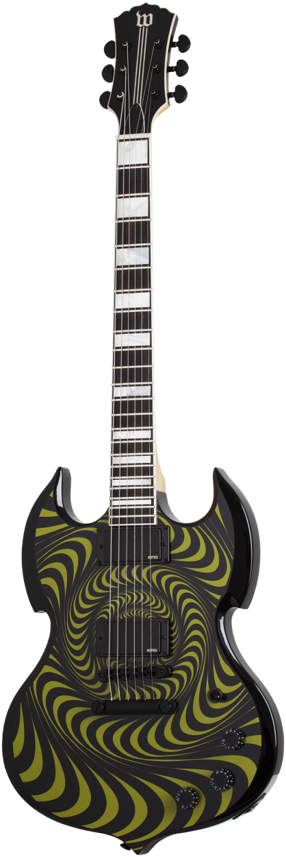 SCHECTER E-Gitarre, Wylde Audio, Barbarian, Grimmest Green Psychic Bul