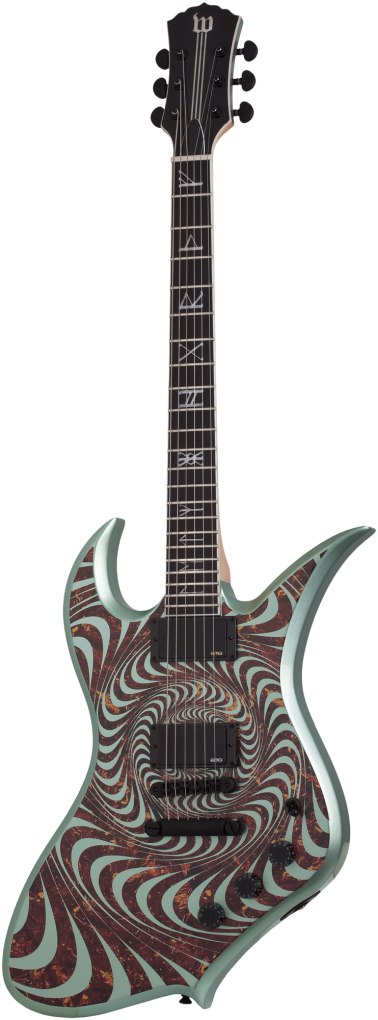 SCHECTER E-Gitarre, Wylde Audio, Thoraxe, Tortoise Psychic Bullseye GG