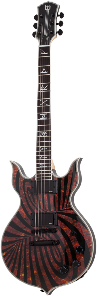 SCHECTER E-Gitarre, Wylde Audio, Heathen Grail, Gloss Black Blizzard