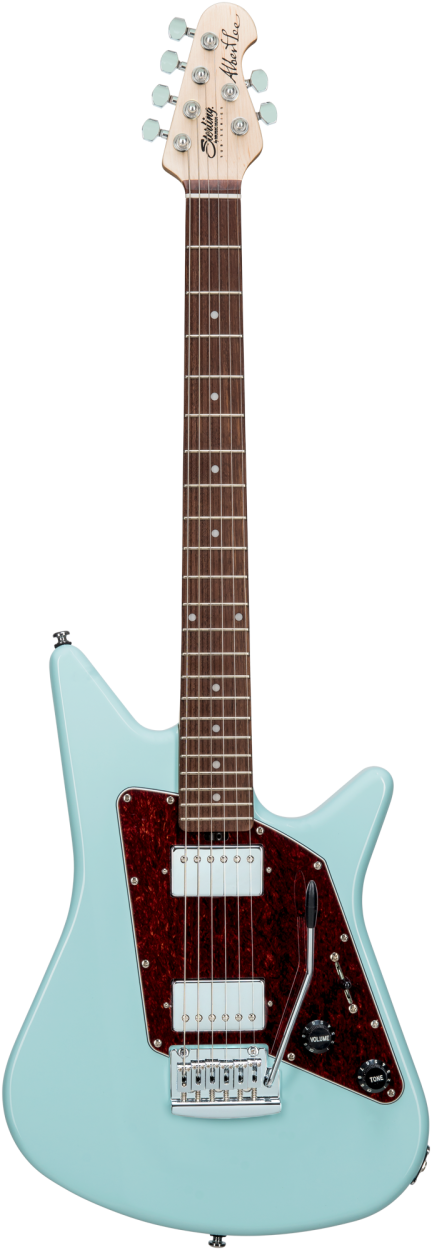 STERLING E-Gitarre, S.U.B., Albert Lee Signature, Daphne Blue