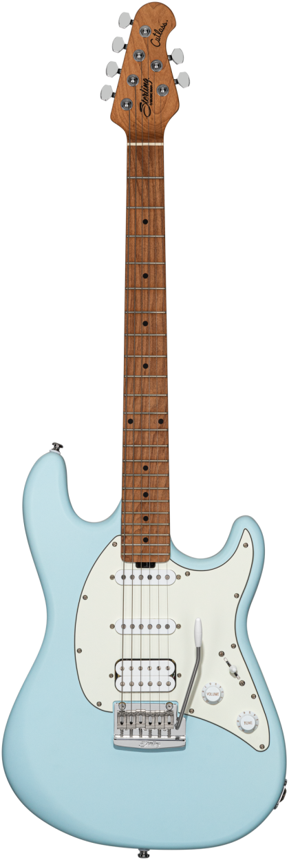 STERLING E-Gitarre, Cutlass CT50HSS, Daphne Blue Satin