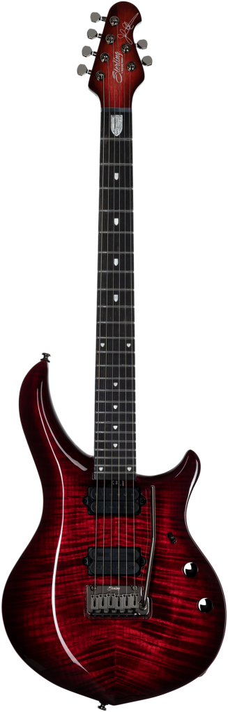 STERLING E-Gitarre, Majesty 200X, Flame Maple Top, DiMarzio, Royal Red