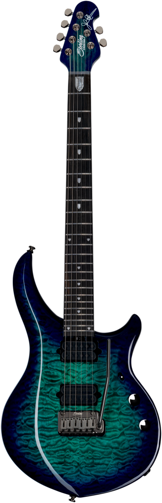 STERLING E-Gitarre, Majesty 200X, Quilted Maple, DiMarzio, Ceru. Parad