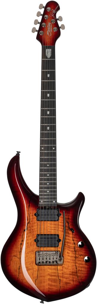 STERLING E-Gitarre, Majesty 200X, Spalted Maple, DiMarzio, Blood Orang