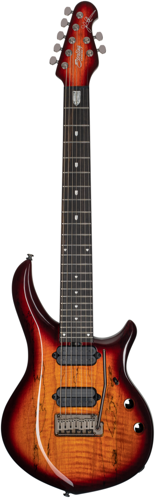 STERLING E-Gitarre, Majesty 270X, Spalted Maple, DiMarzio, Blood Orang