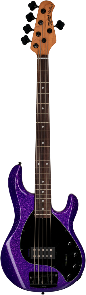 STERLING Bassgitarre, StingRay RAY35 Sparkle, Purple Sparkle