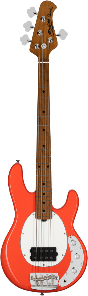 STERLING Bassgitarre, StingRay Short Scale RAYSS4, Fiesta Red