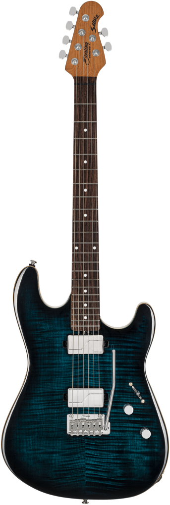 STERLING E-Gitarre, Sabre, Deep Blue Burst