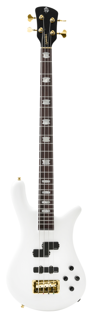 SPECTOR Bassgitarre, Euro Classic, 4-Saiter, aktiv, Solid White Gloss