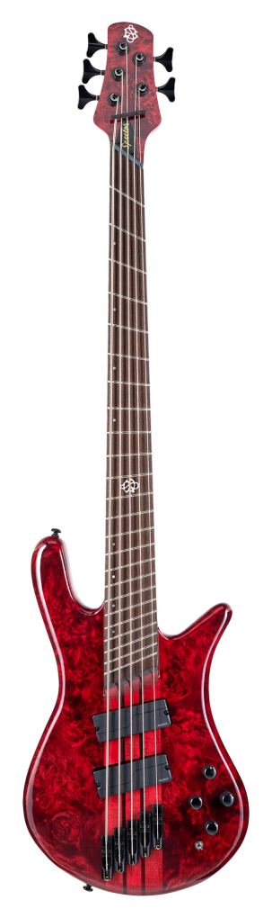 SPECTOR Bassgitarre, NS Dimension MS 5, 5-Saiter, aktiv, Inferno Red Gloss