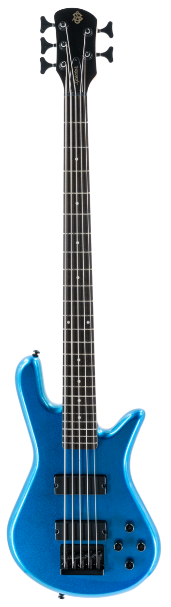 SPECTOR Bassgitarre, Performer, 5-Saiter, passiv, Metallic Blue Gloss