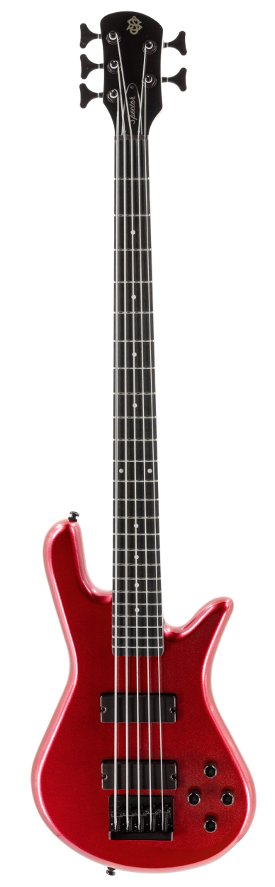 SPECTOR Bassgitarre, Performer, 5-Saiter, passiv, Metallic Red Gloss