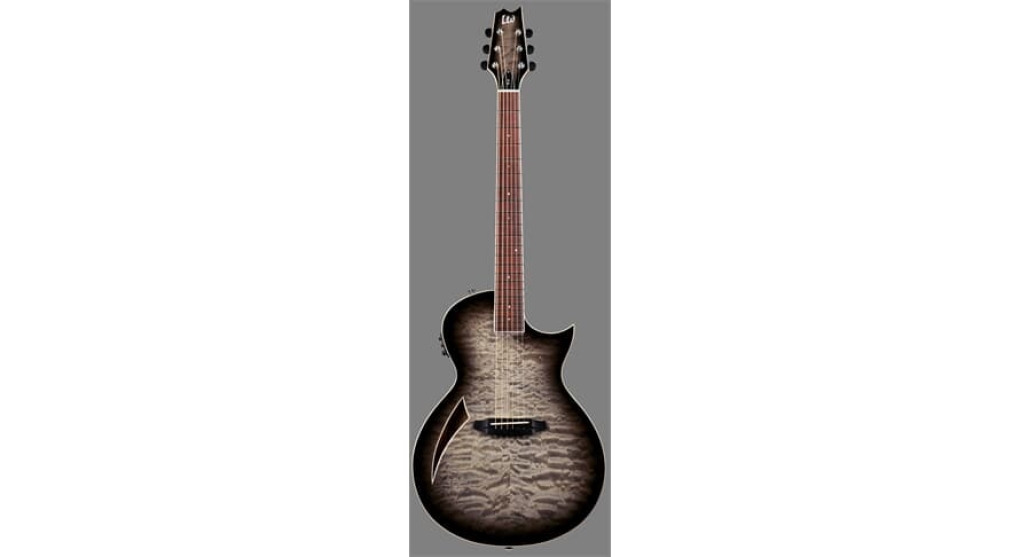 LTD TL-6 QM CHARCOAL BURST