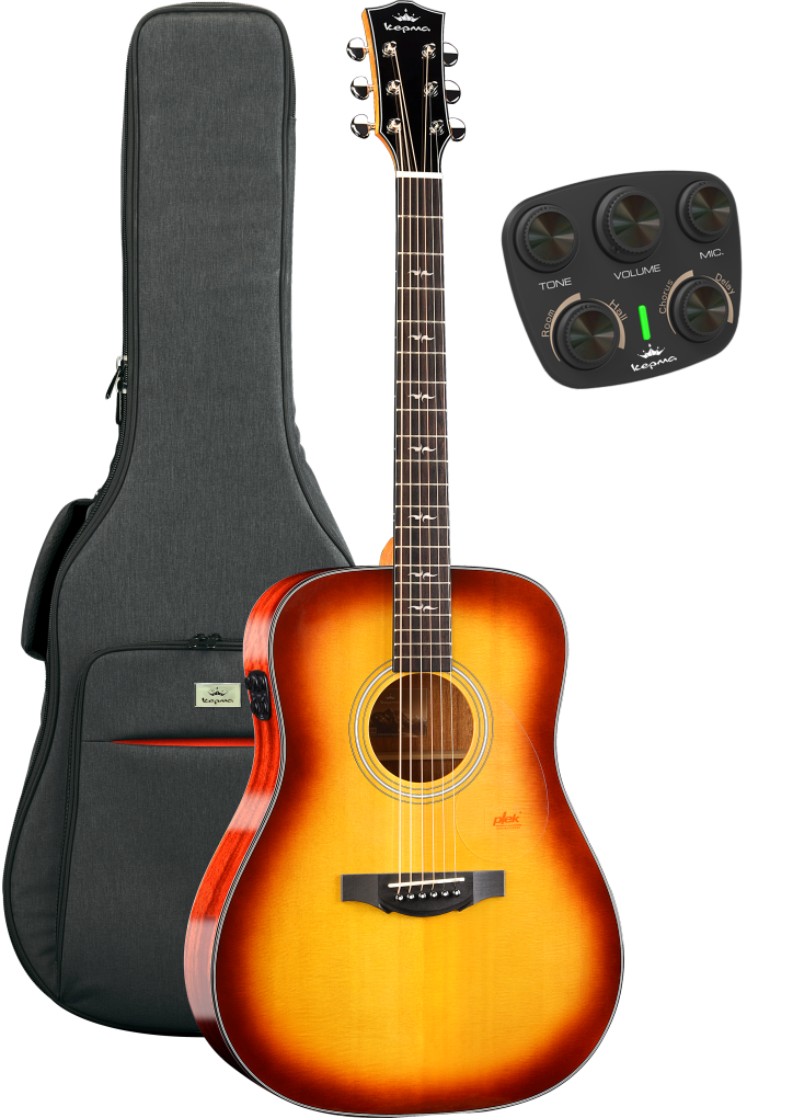 SOLID TOP SERIES - F1E DREADNOUGHT CHERRY BURST