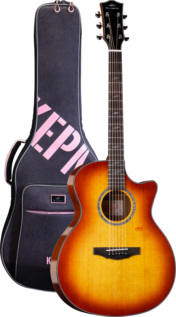 SOLID TOP SERIES - F2S GRAND AUDITORIUM CHERRY BURST